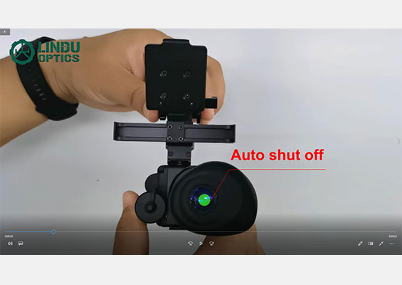 Lunettes de vision nocturne monoculaires Lindu LDNV002, génération 2 et 3, champ de vision de 40 degrés.