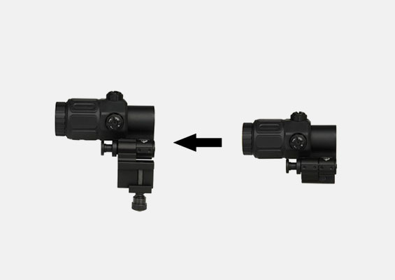 Viseur holographique à grossissement 3x avec montage STS